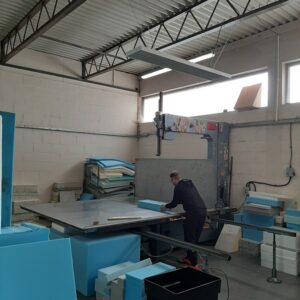 Cutting bench zone heating with ETHERMA EZ 2000